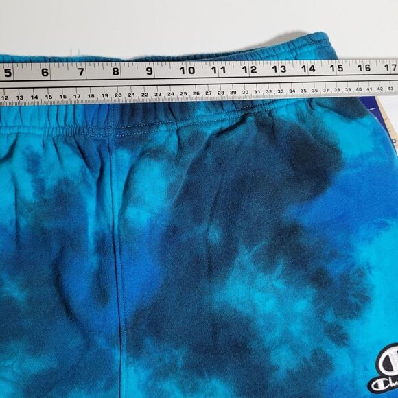 Champion Blue Tie-dyed Pull On Sweatpants, Size Medium - Picture 4 of 13